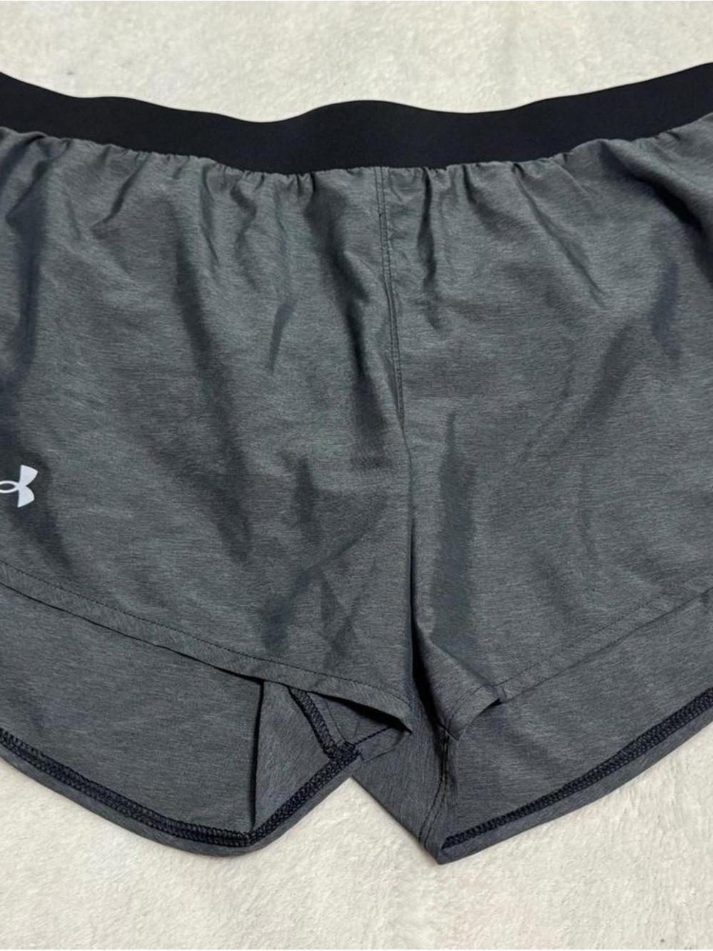 Under Armour Women’s Dark Gray Athletic Running Shorts